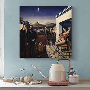 Amazon.com: Paul Delvaux Posters Print Phases of The Moon